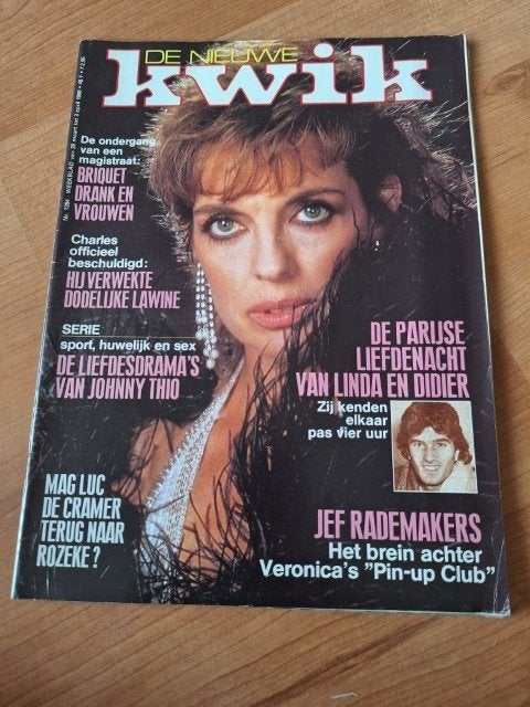 Kwik 1988 Linda Gray Dallas Lady Di Jef Rademakers Dynasty, Ophalen of Verzenden, 1980 tot heden, Buitenland, Tijdschrift