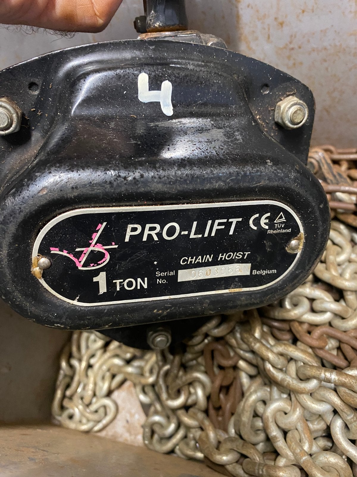 2x Pro-Lift Handtakel 1t 10m, Ophalen, Gebruikt, Handmatig
