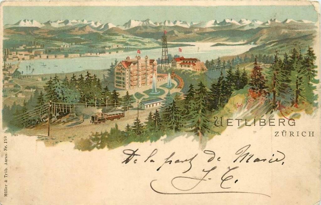 381-201-001 Zurich Veltiberg, Verzenden, Voor 1920, Overig Europa