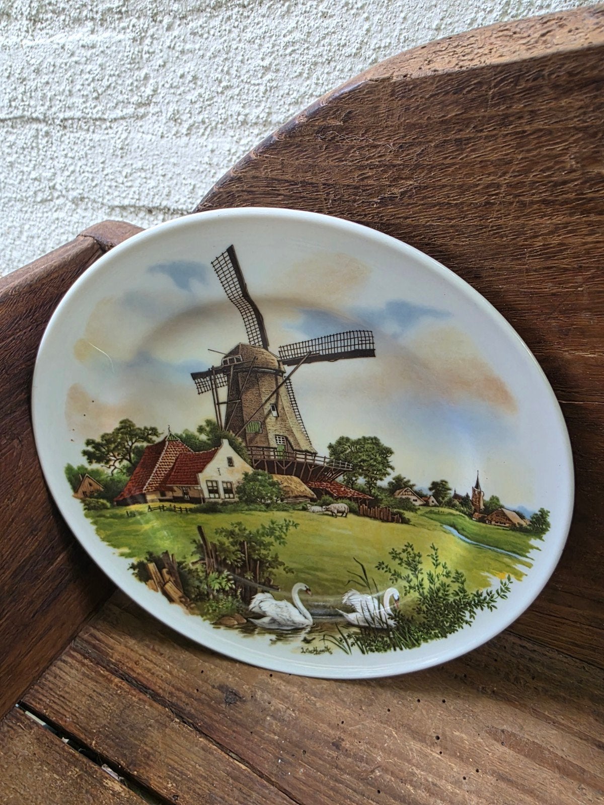 Mooi wandbord, Antiek en Kunst, Antiek | Wandborden en Tegels, Ophalen of Verzenden