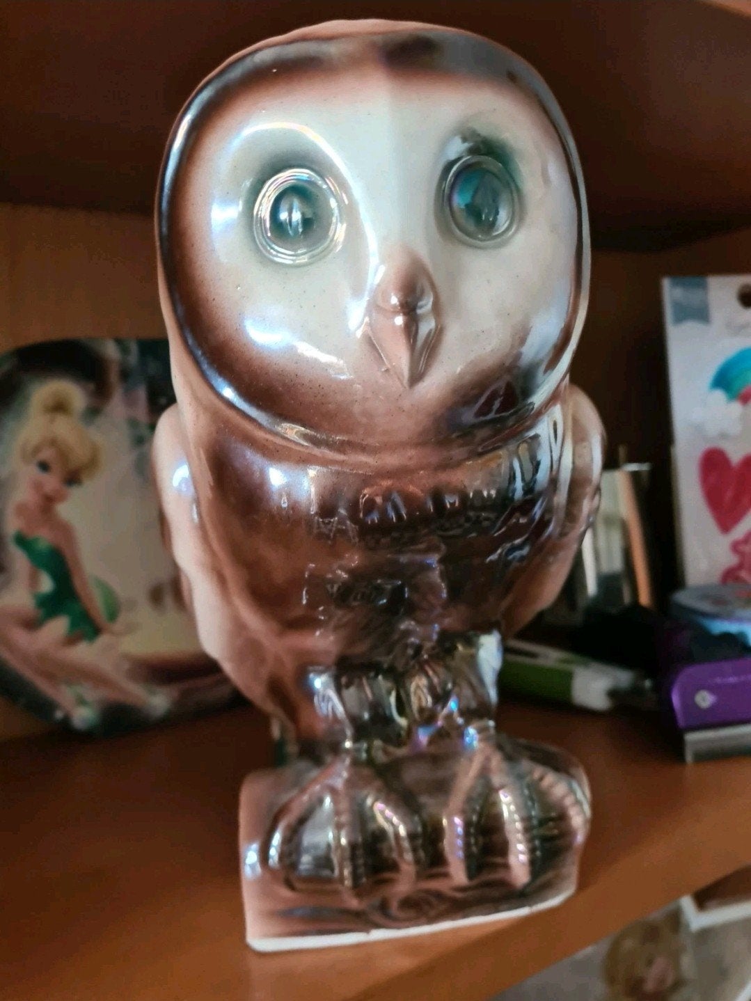 Vintage Uil porselein oud 70s, Antiek en Kunst, Ophalen of Verzenden