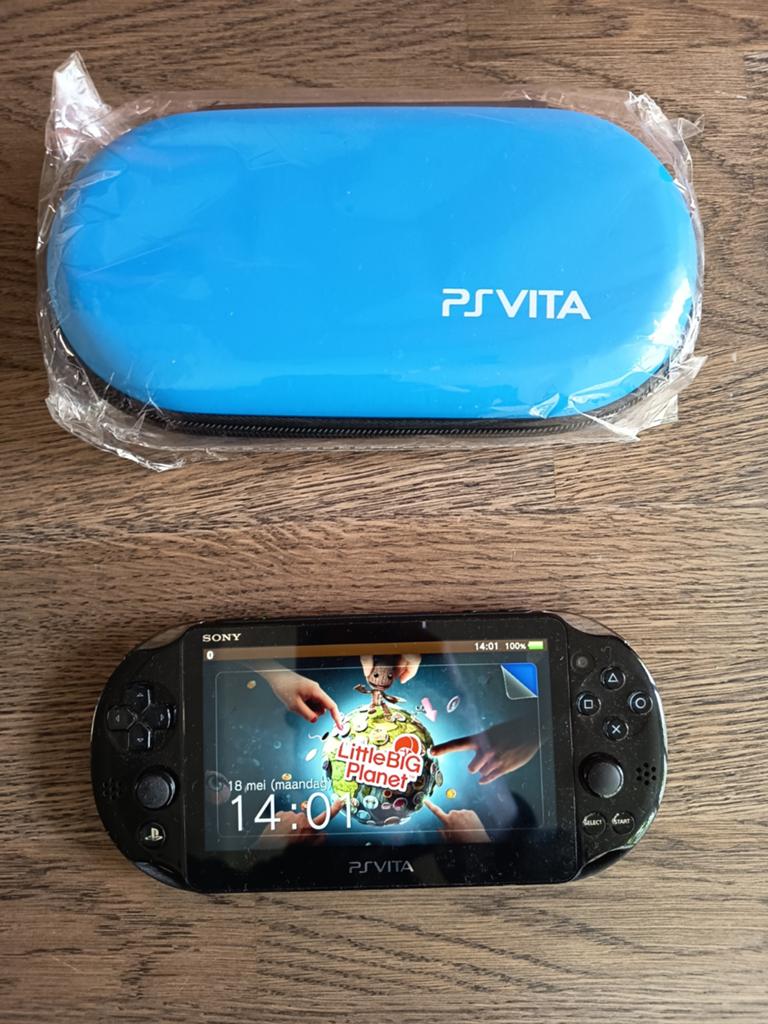 PS Vita Slim 2004 met 128GB vol spellen en accessoires, Spelcomputers en Games, Spelcomputers | Sony PlayStation Vita, Ophalen of Verzenden