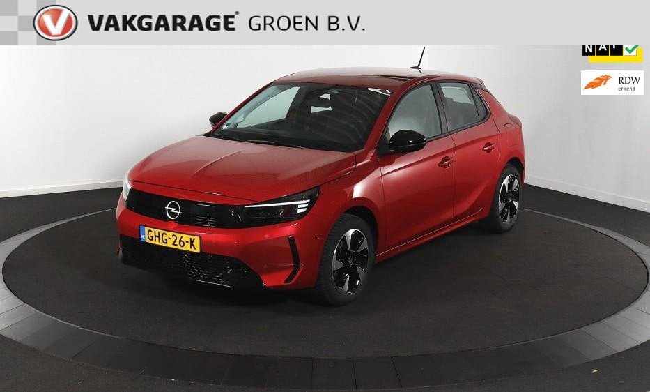 Opel Corsa Electric 50 kWh / SOH 96% / camera / cruise !, Auto's, Opel, Gebruikt, Zwart, Origineel Nederlands, Onderhoudsboekje