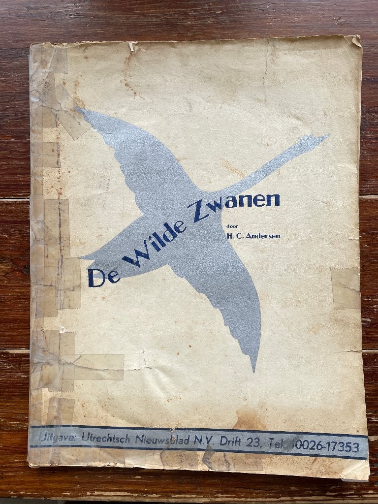 H.C. Andersen / Marie Hjuler De Wilde Zwanen 1947?, Gelezen, Eén stripboek, Ophalen of Verzenden, H.C. Andersen / Marie Hjuler