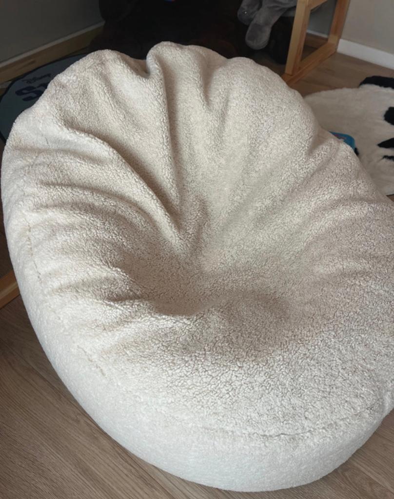 Zitzak teddy, Huis en Inrichting, Zitzakken, Ophalen of Verzenden, Zo goed als nieuw