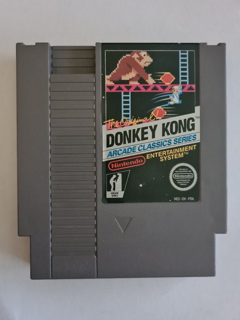 DONKEY KONG arcade classics series, Spelcomputers en Games, Games | Nintendo NES, Gebruikt, 1 speler, Racen en Vliegen, Ophalen of Verzenden