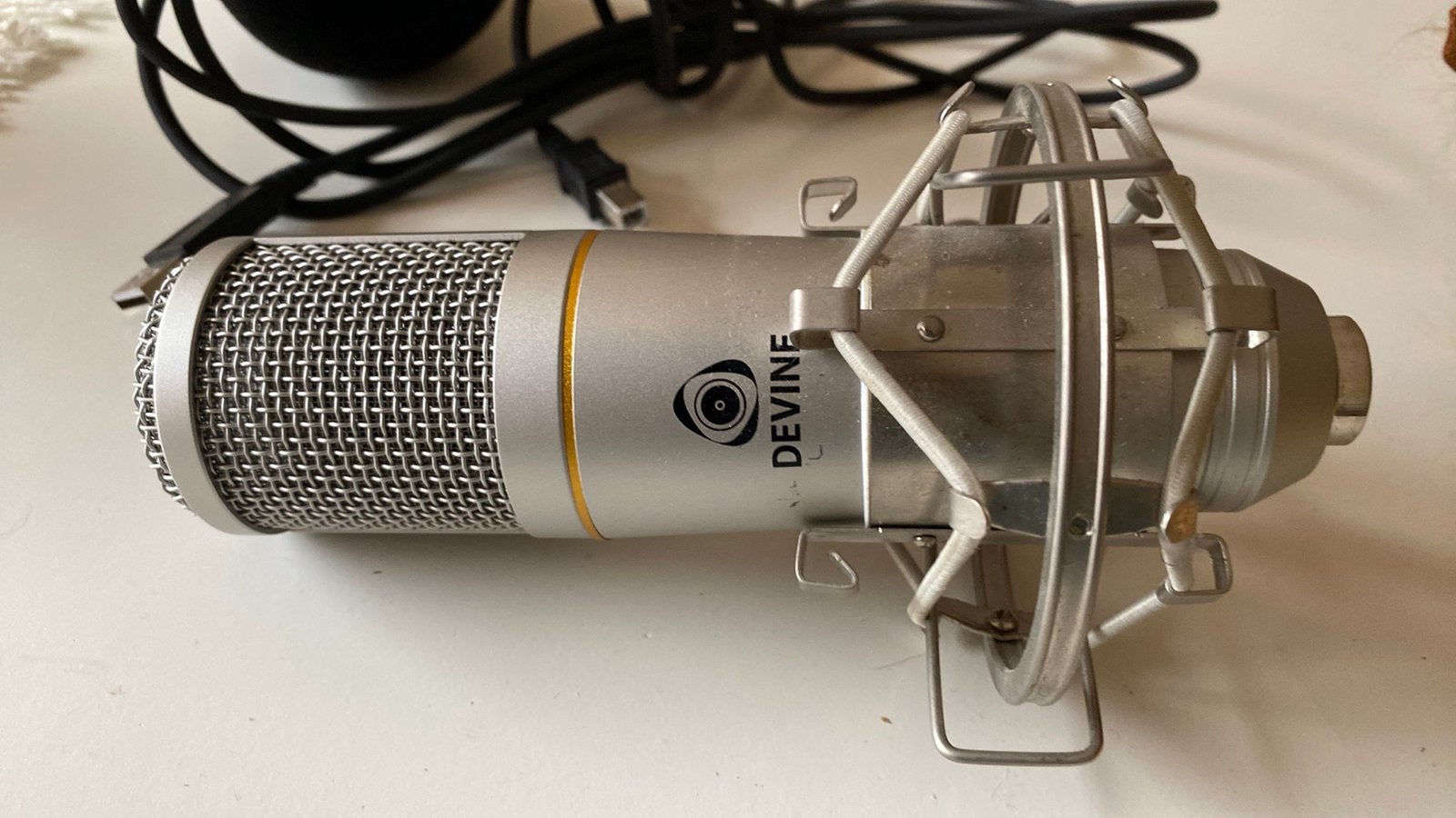 Studio microfoon zgan, Verzenden, Zo goed als nieuw, Studiomicrofoon