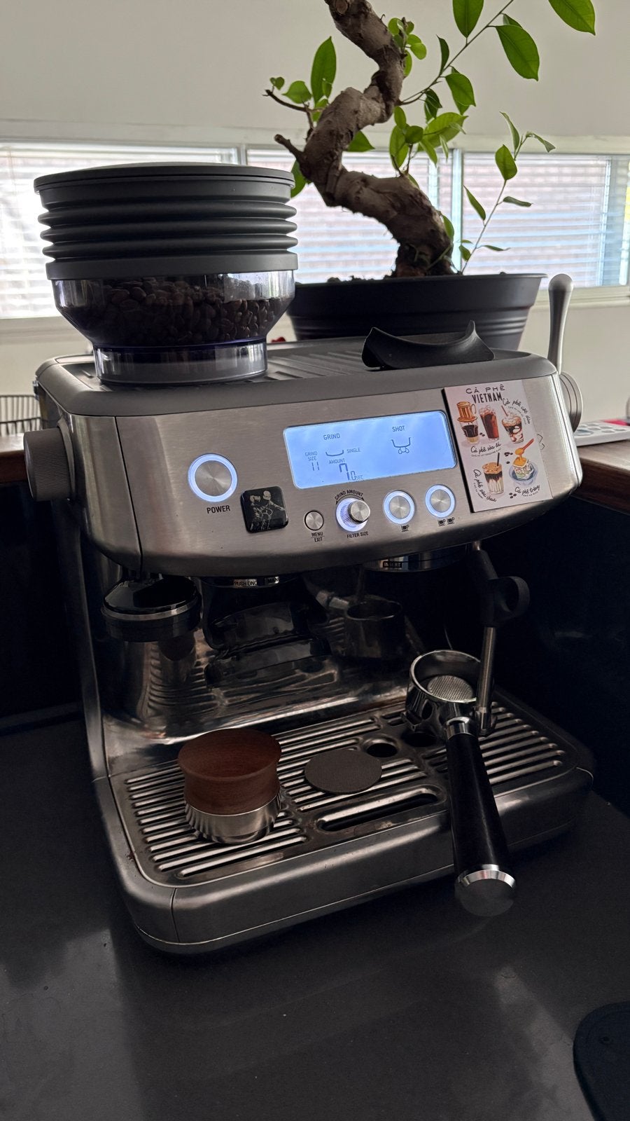 Sage Barista Pro Espressomachine, Ophalen, Overige typen, Zilver, Zo goed als nieuw
