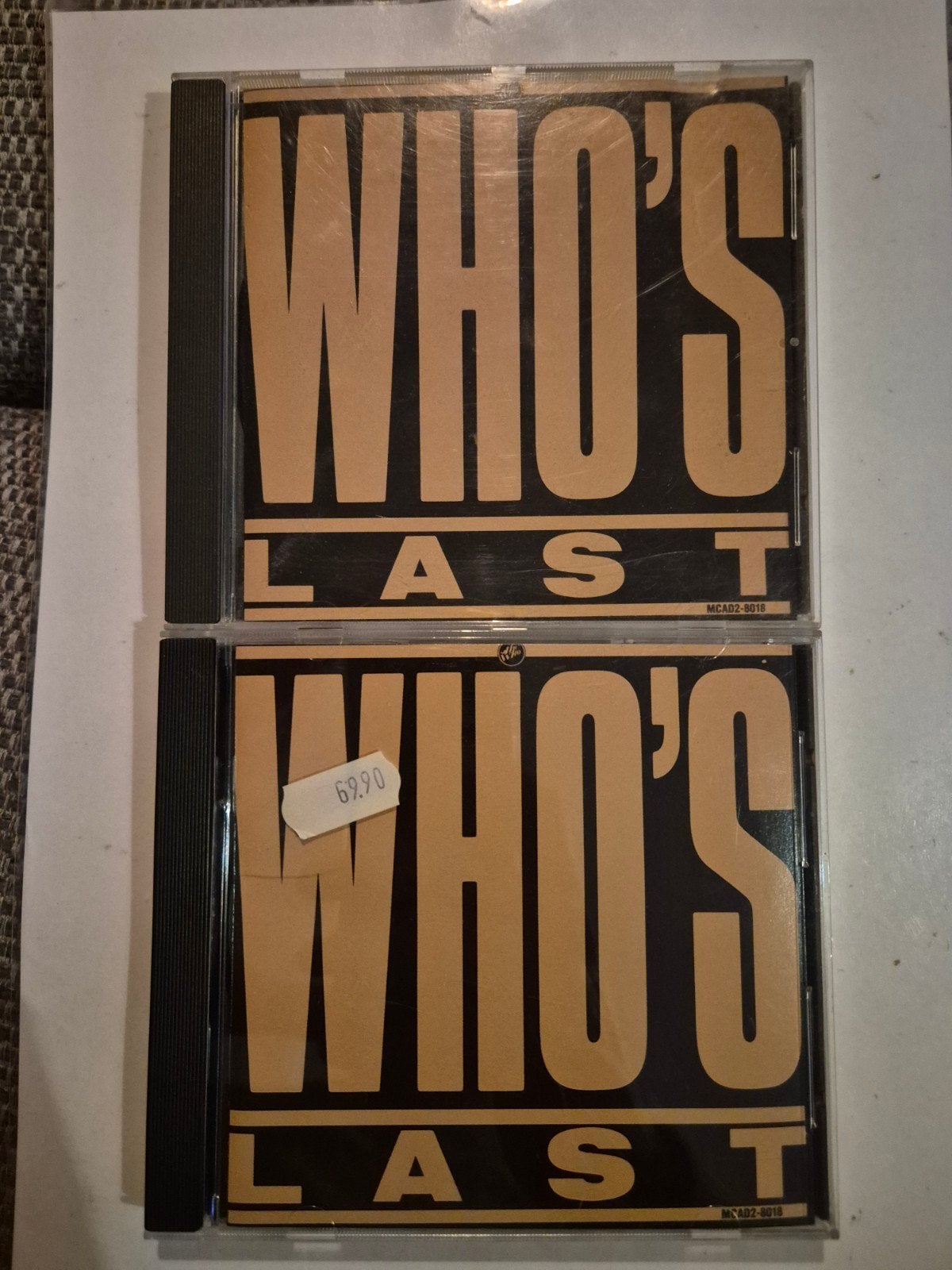 The Who - Who's last. 2cd. 1984
Dubbelcd.
Code 076732801826, Ophalen of Verzenden