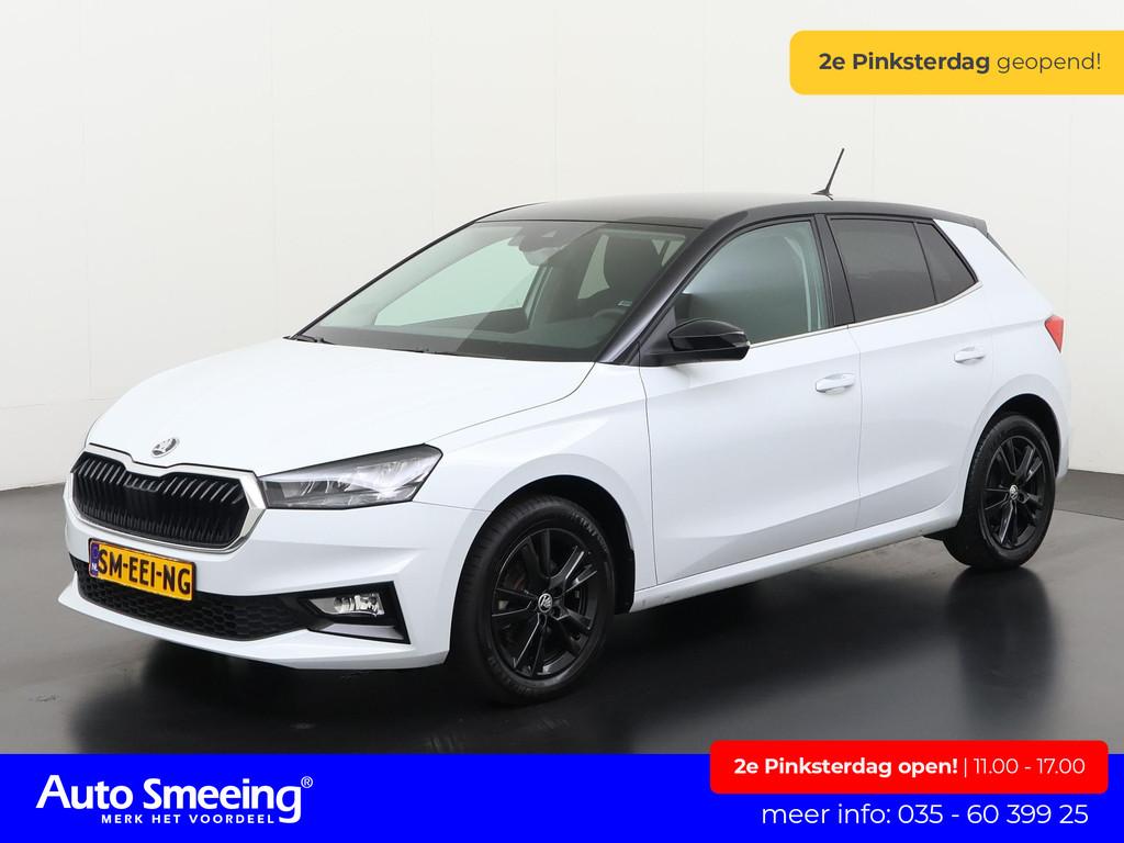 Skoda Fabia 1.0 TSI Style DSG | Virtual Cockpit | Stoelverwa, Auto's, 12 maanden, Stof, Gebruikt, Wit