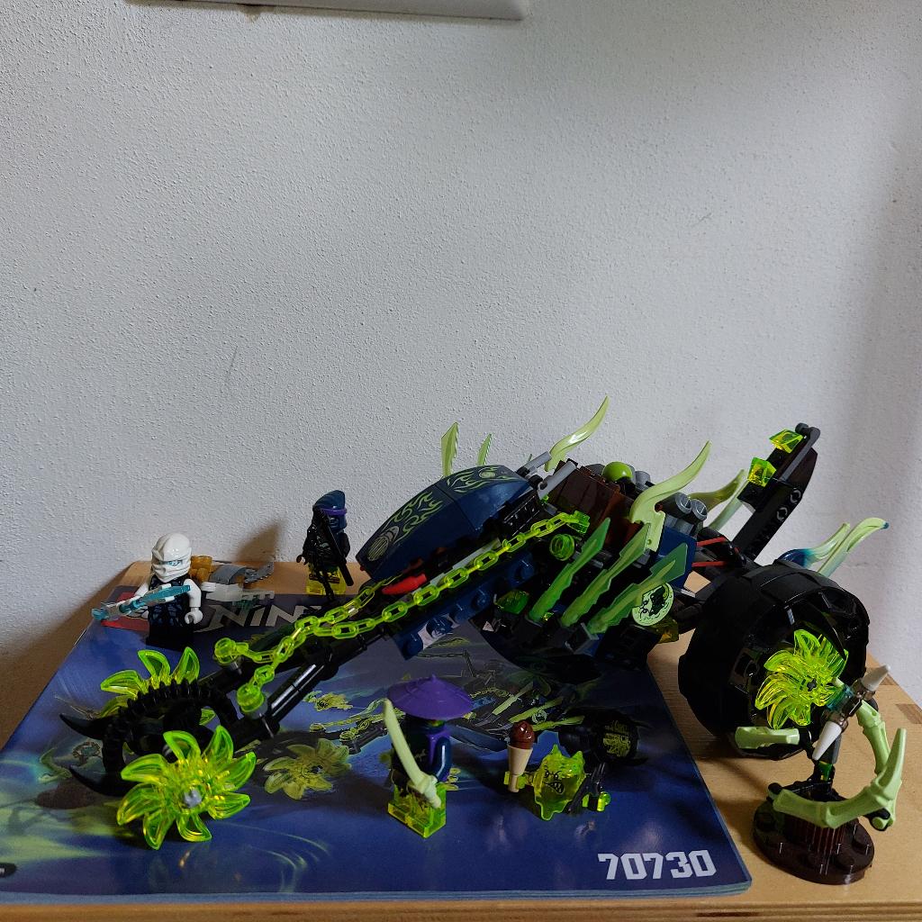 Lego Ninjago 70730 Ketting voertuig hinderlaag, Lego, Ophalen of Verzenden, Compleet, Zo goed als nieuw