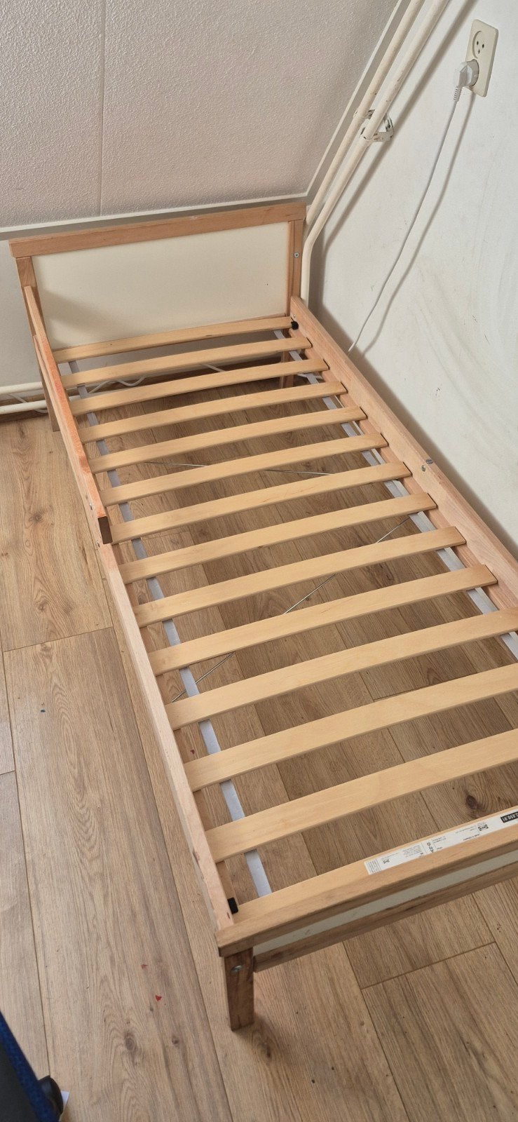 IKEA LURÖY lattenbodem 70x160 cm, Huis en Inrichting, Slaapkamer | Bedden, Ophalen, Gebruikt, Wit, 190 cm of minder
