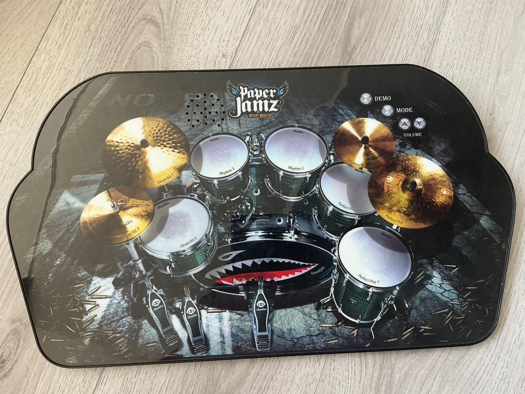 Paper Jamz Elektronisch Drumstel Muziek Bord, Ophalen of Verzenden, Zo goed als nieuw, Overige merken, Elektronisch