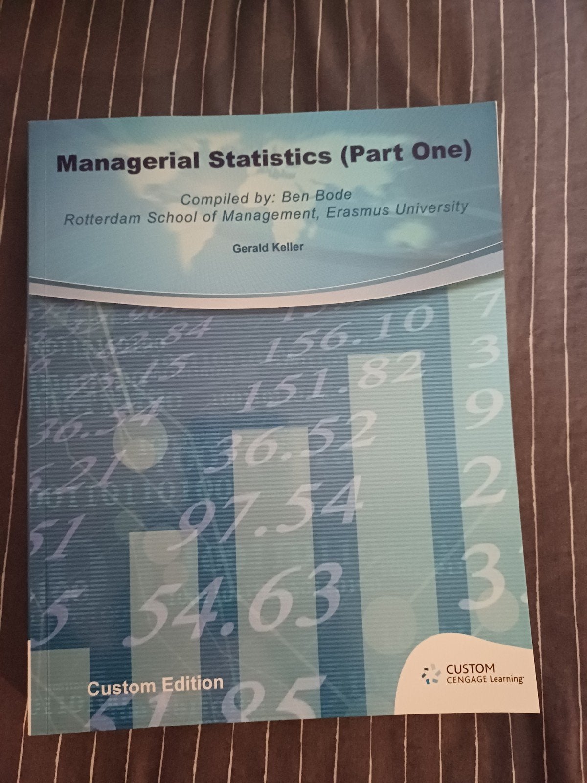 Managerial Statistics (Part One) - Erasmus Universiteit, Boeken, Ophalen of Verzenden, Gerald Keller, Beta, WO