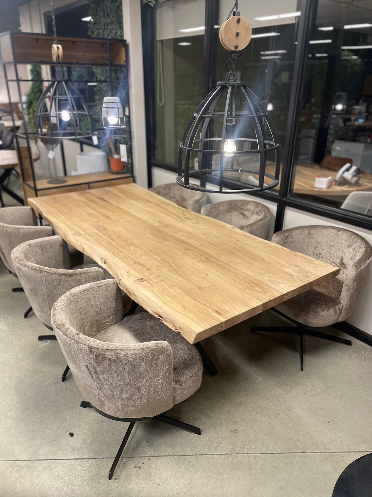 LEEGVERKOOP ACACIA VOORRAAD ! 379 BIJ CHEFMEUBEL SALE, Ophalen, Bruin, Nieuw, Modern