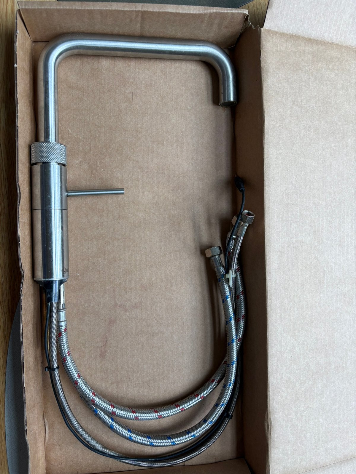 Quooker kraan fusion square, Doe-het-zelf en Verbouw, Sanitair, Ophalen, Gebruikt, Rvs, Kraan