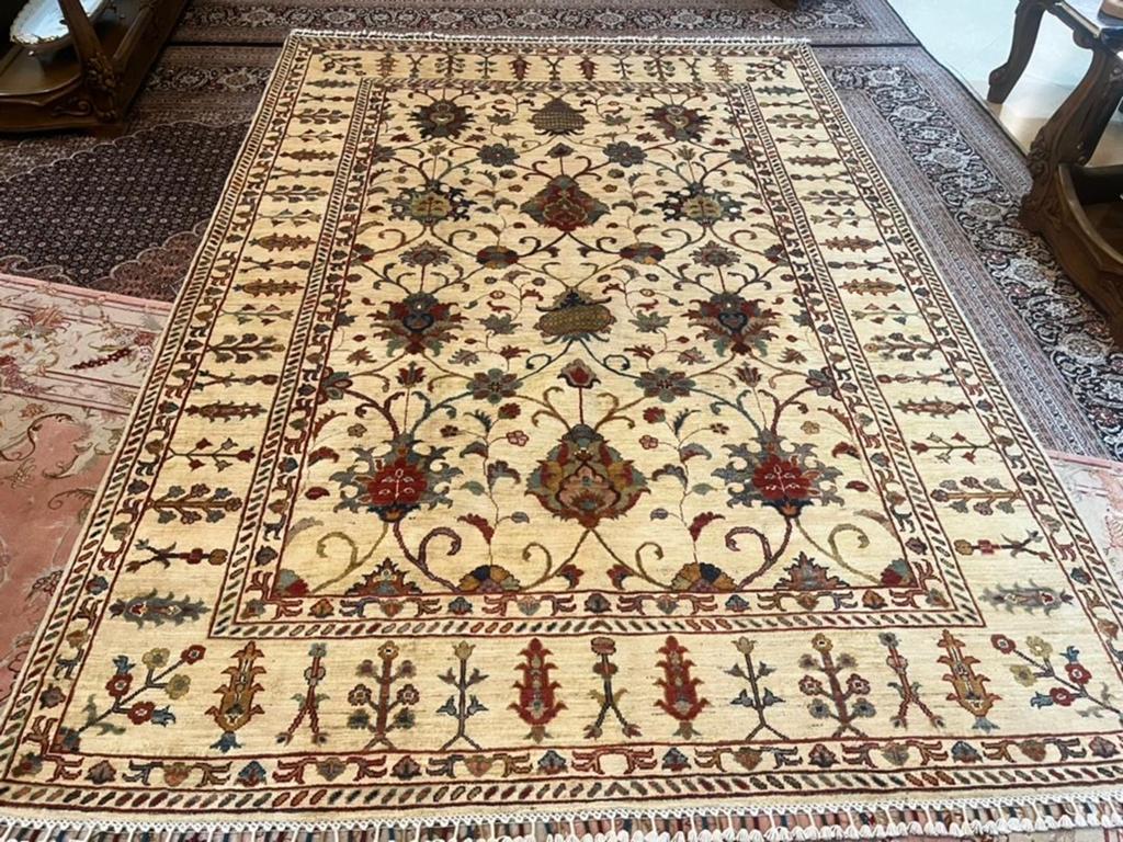 Authentiek Handgeknoopt Perzisch Tapijt Sultan Abad, Huis en Inrichting, Stoffering | Tapijten en Kleden, Zo goed als nieuw, 150 tot 200 cm