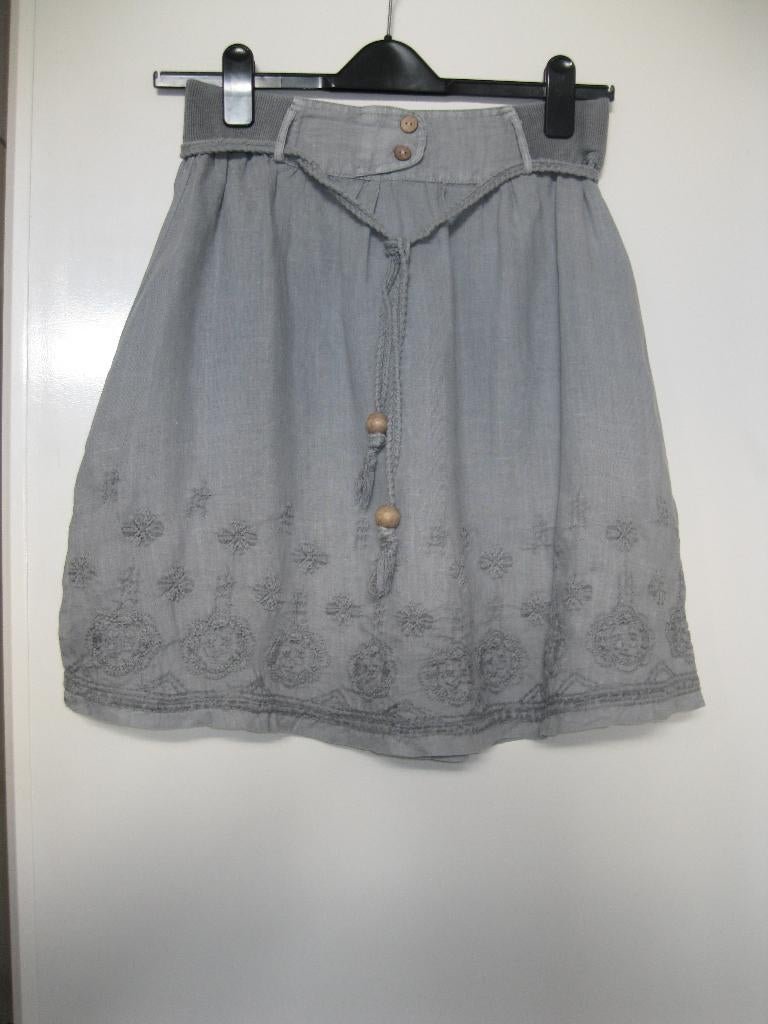 E-woman rok grijs s / 36  Nieuwprijs €89,00, Kleding | Dames, Rokken, Verzenden, Nieuw, E-woman, Maat 36 (S)