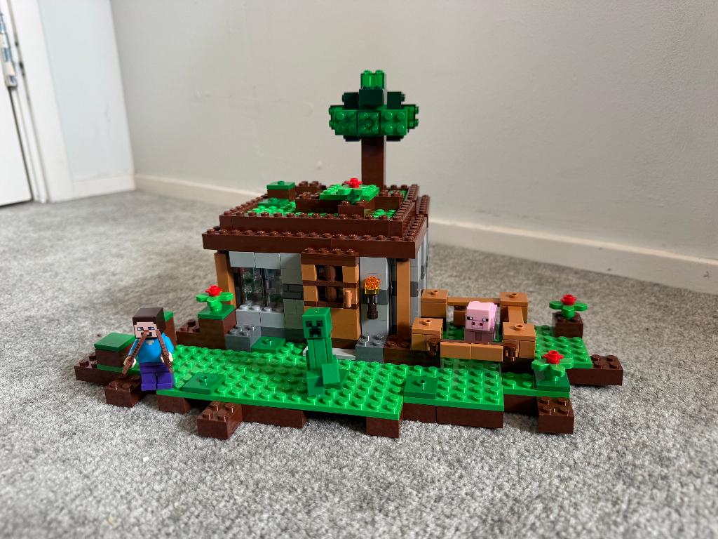 Lego Minecraft De Eerste Nacht (21115) - Compleet, Compleet, Gebruikt, Minecraft, Lego