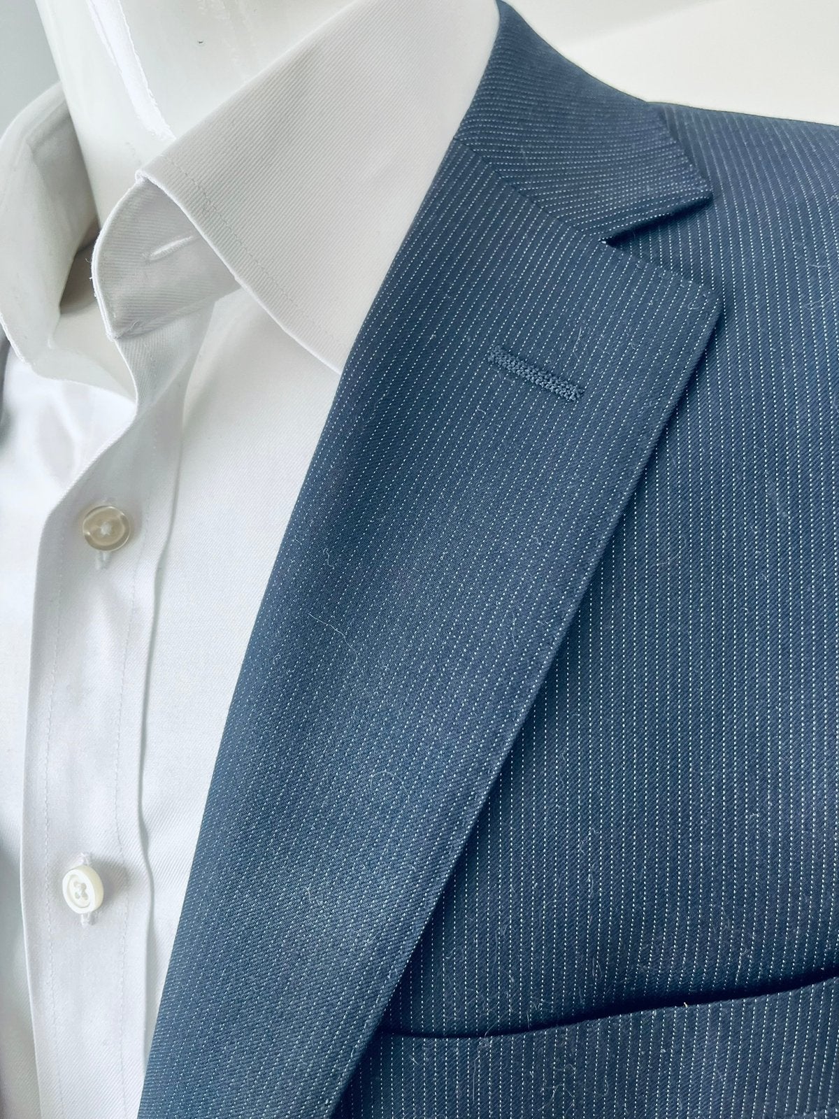 Suitsupply ‘Dark Blue Blazer’ - maat 106 - ZGAN, Ophalen of Verzenden, Zo goed als nieuw, Overige maten, Blauw