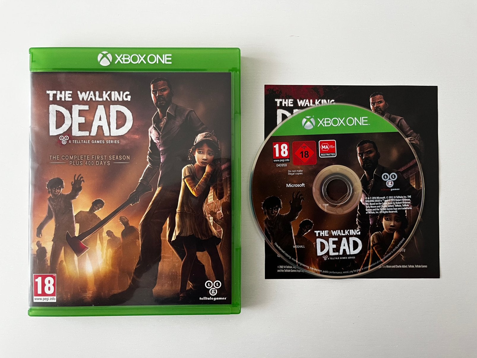 The Walking Dead complete first season + 400 days, Spelcomputers en Games, Avontuur en Actie, Vanaf 18 jaar, 1 speler, Ophalen of Verzenden