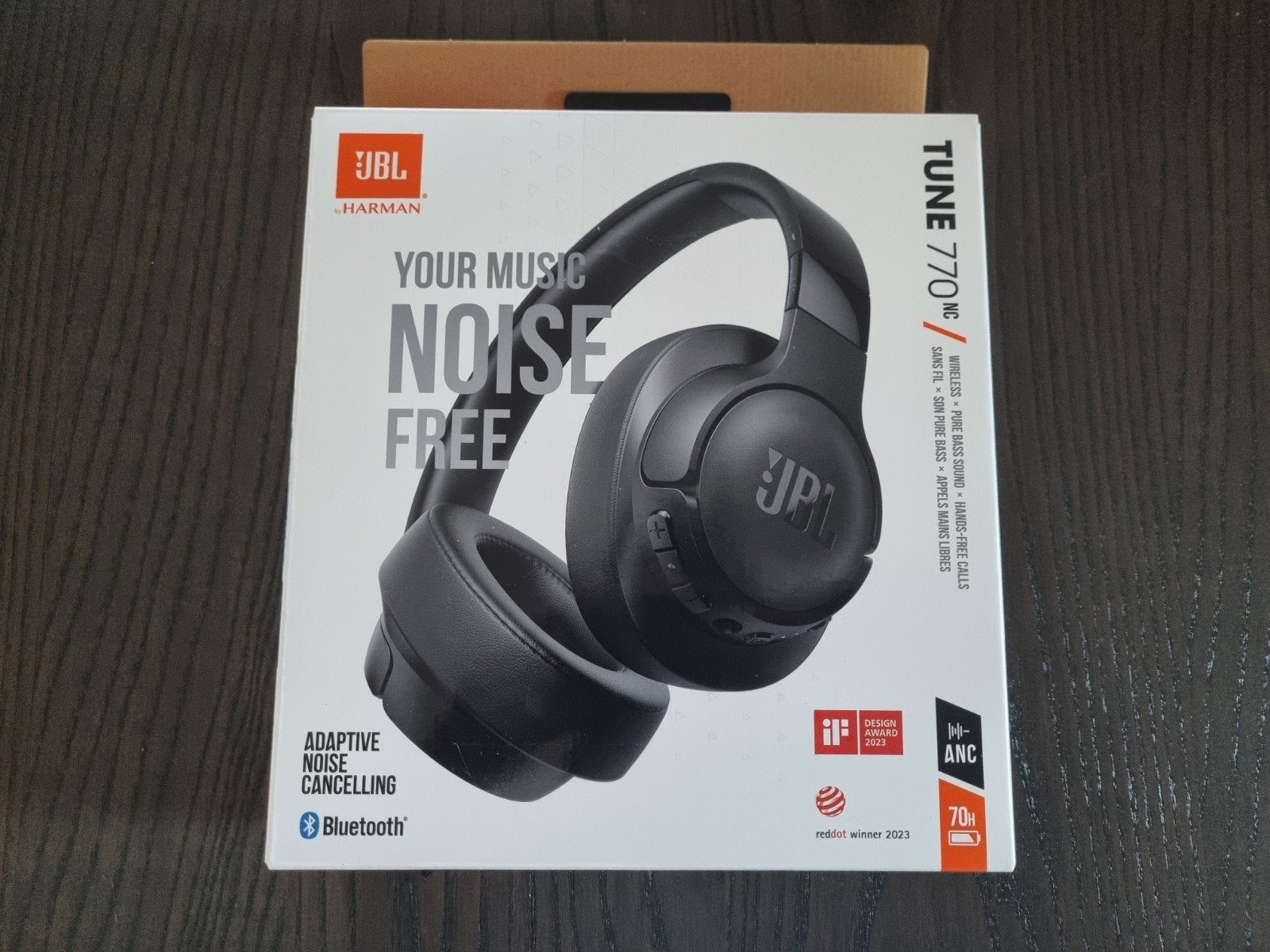 JBL Tune 770NC Zwart, JBL, Verzenden, Zo goed als nieuw, Draadloos