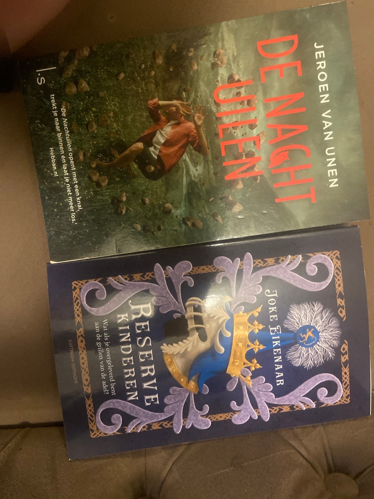 2 boeken: De Nachtuilen & Reserve Kinderen, Ophalen, Gelezen, Nederland