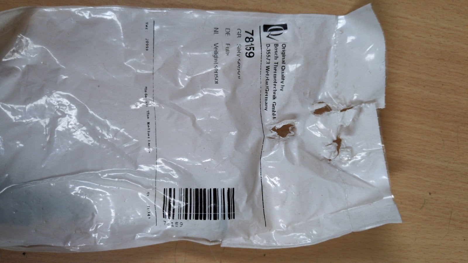 Bosch Thermotechnik Sensor 78159 - Nieuw in verpakking, Ophalen of Verzenden, Nieuw