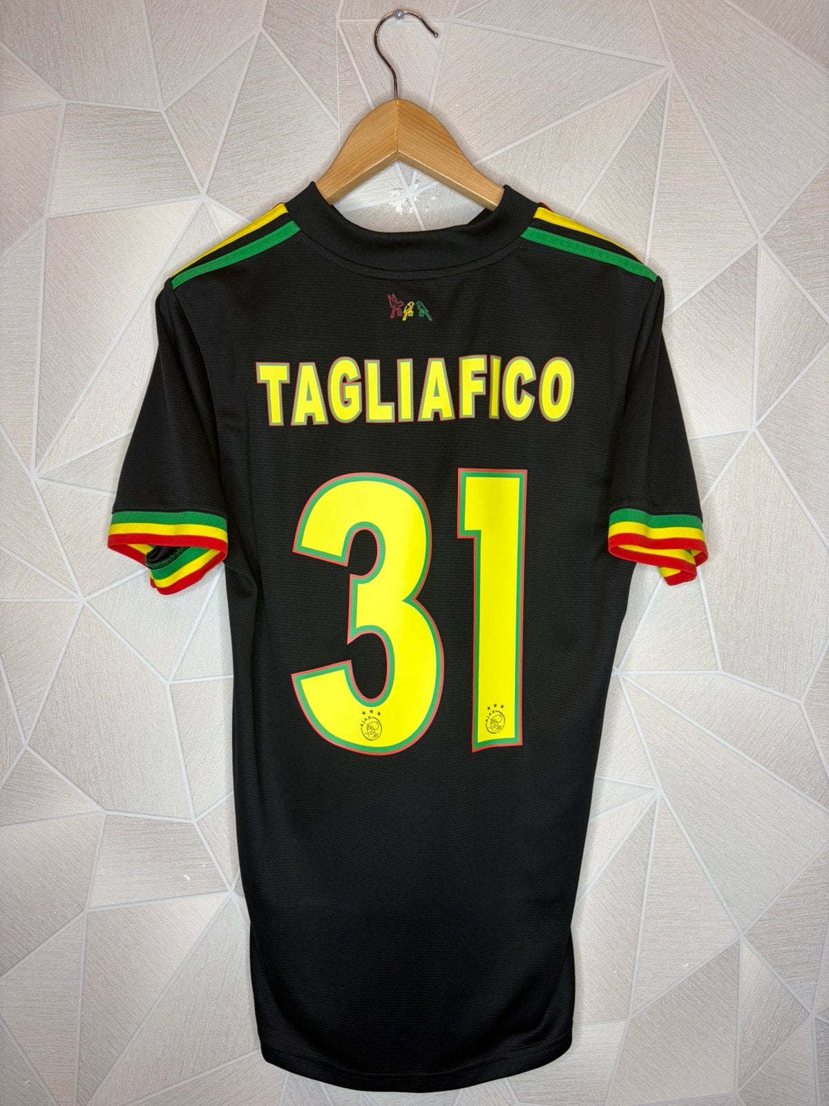 Ajax 3de 2021/2022 Tagliafico Bob Marley, Shirt, ., Zo goed als nieuw, .