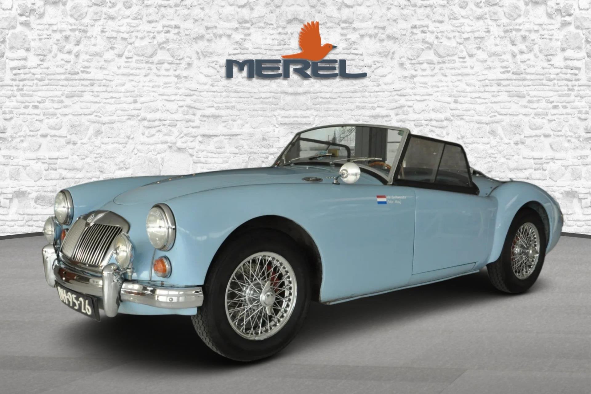 MG A ROADSTER 1600, Gebruikt, Zwart, 4 cilinders, Blauw