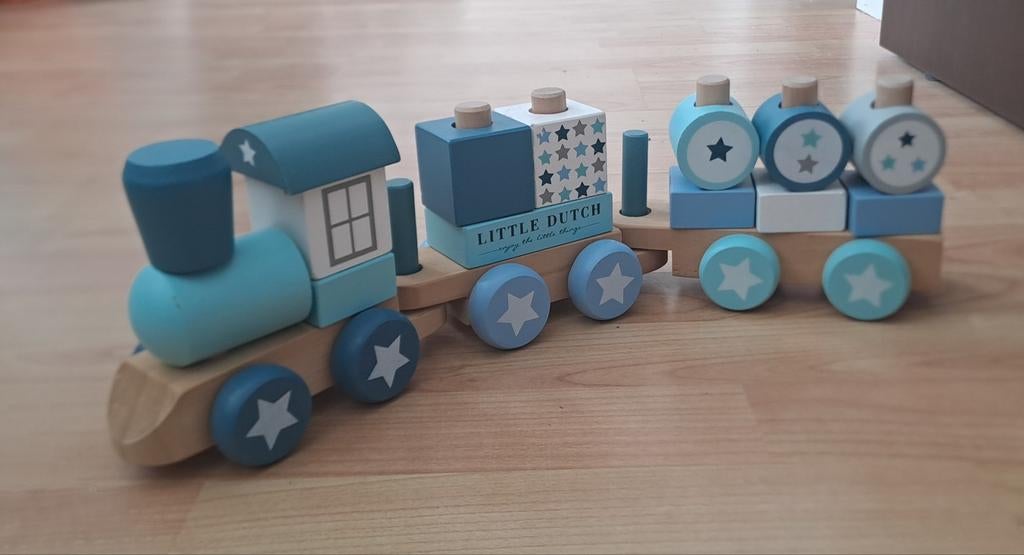 Little Dutch houten trein - Zo goed als nieuw, Kinderen en Baby's, Speelgoed | Overig, Ophalen of Verzenden, Zo goed als nieuw