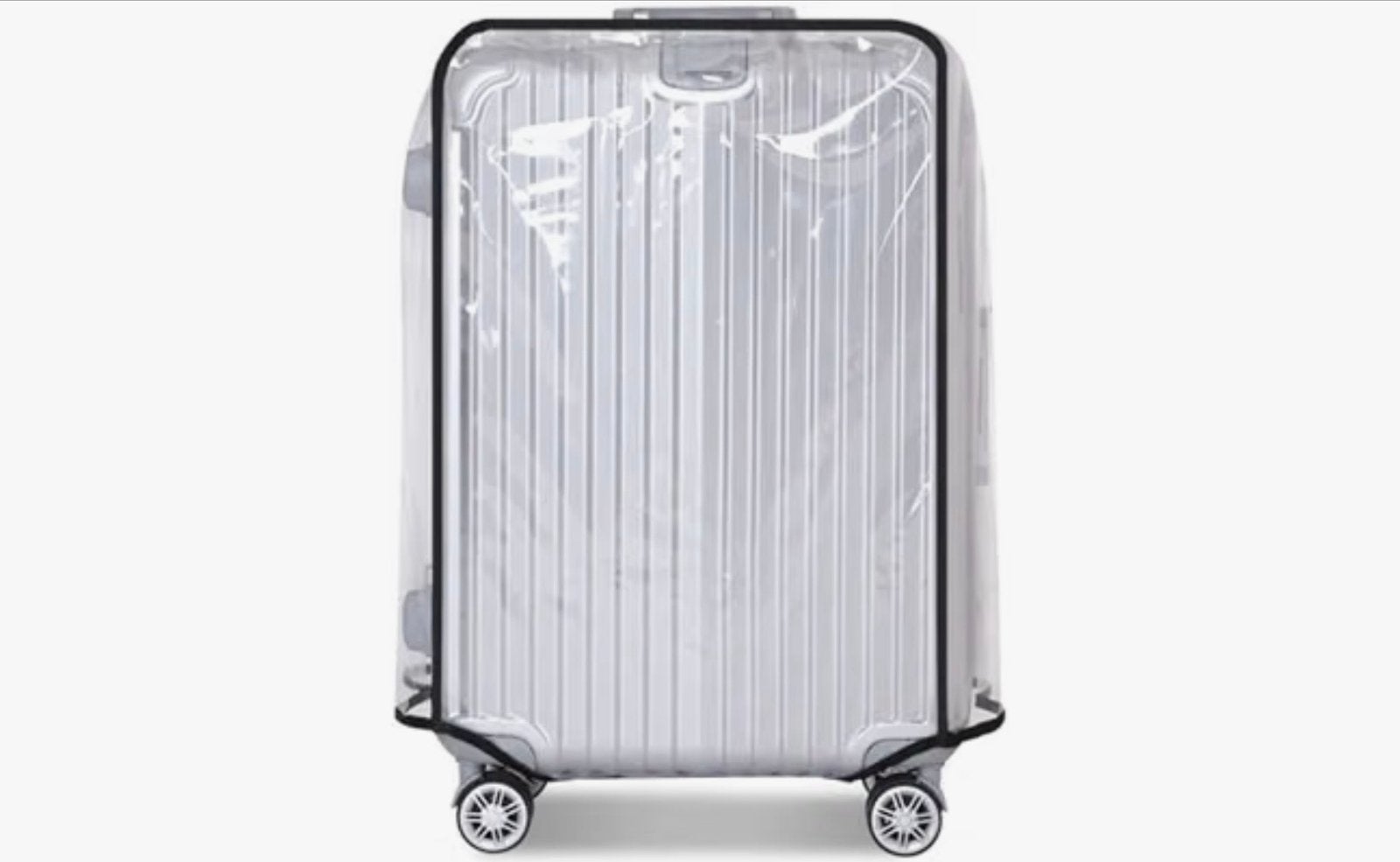 HIGHFLY Transparante PVC Bagagehoes 28 inch, 50 x 33 x 68 cm, 50 tot 60 cm, Nieuw, Ophalen of Verzenden, Minder dan 35 cm