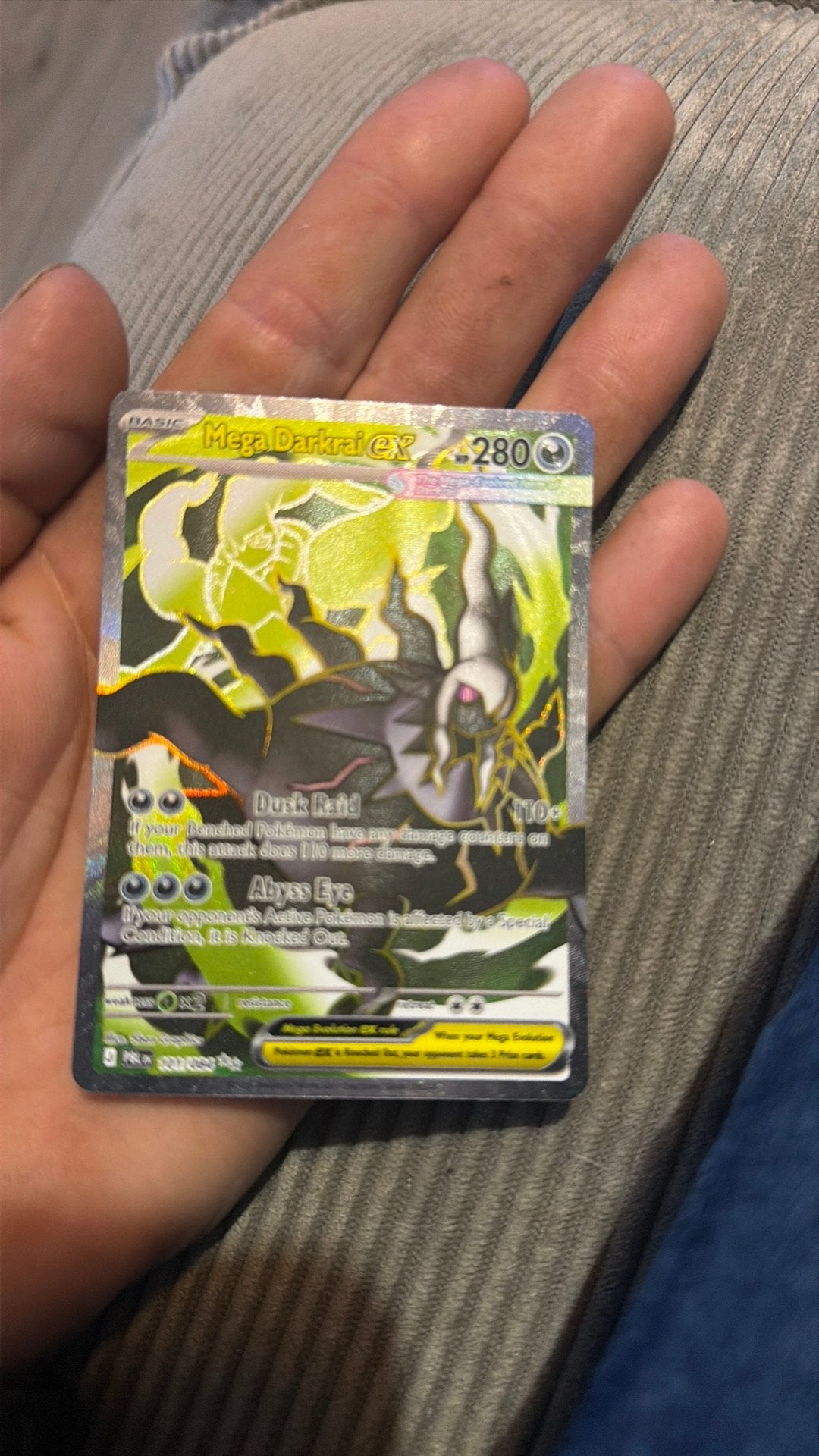 Mega darkrai ex, Ophalen of Verzenden, Zo goed als nieuw