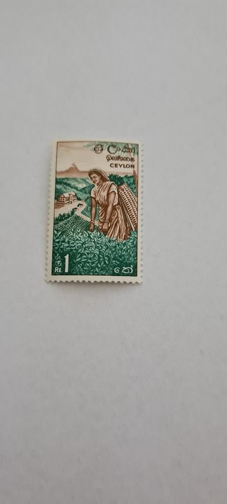 7912 ceylon theeplantage 1964, Postzegels en Munten, Postzegels | Azië, Verzenden, Centraal-Azië