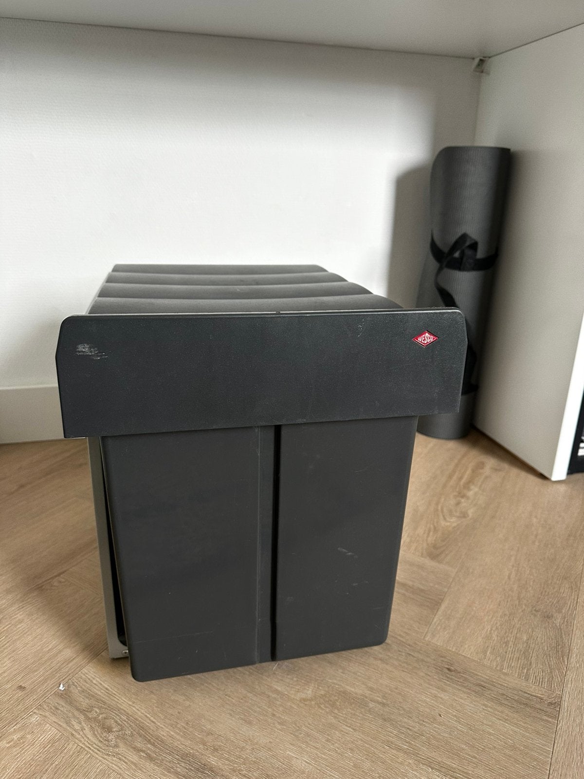 Inbouw afvalemmer Wesco, Ophalen, Minder dan 50 cm, Gebruikt, Grijs