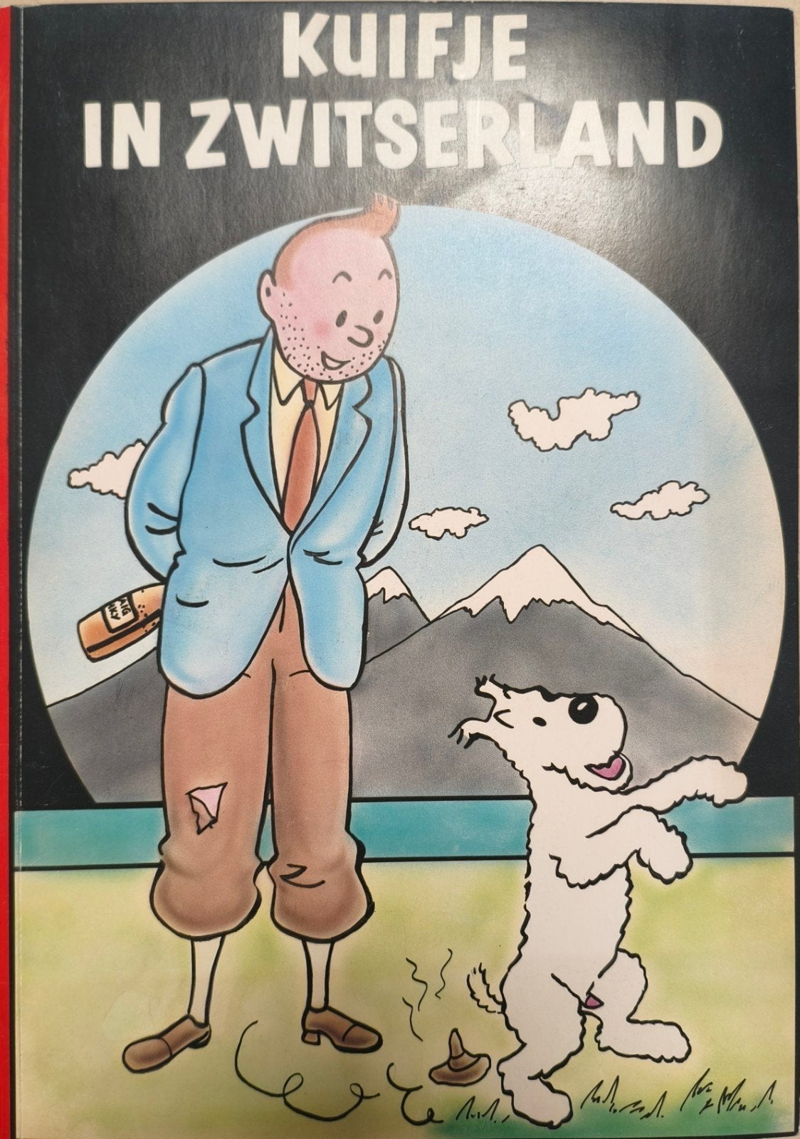 Kuifje in Zwitserland - Zeldzame uitgave, Boeken, Stripboeken, Eén stripboek, Ophalen of Verzenden, Gelezen, Hergé