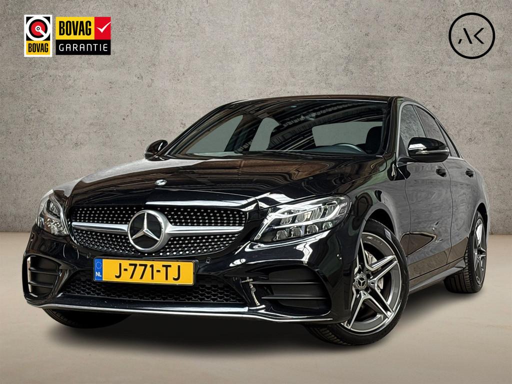Mercedes-Benz C-Klasse 180 AMG Sport 156Pk Automaat (VIRTUAL, Auto's, Automaat, 12 maanden, Lichtsensor, Zwart