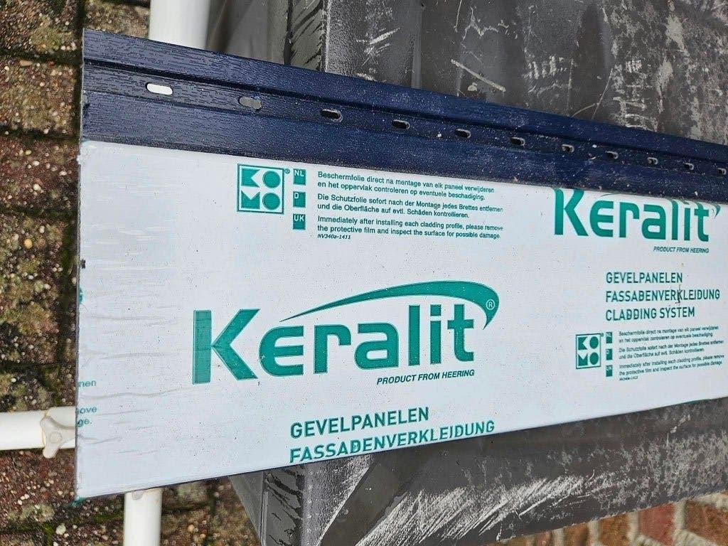 keralit Sponningdeel 143mm RAL5011 Staal blauw, Ophalen, Nieuw, Overige materialen, Minder dan 20 mm