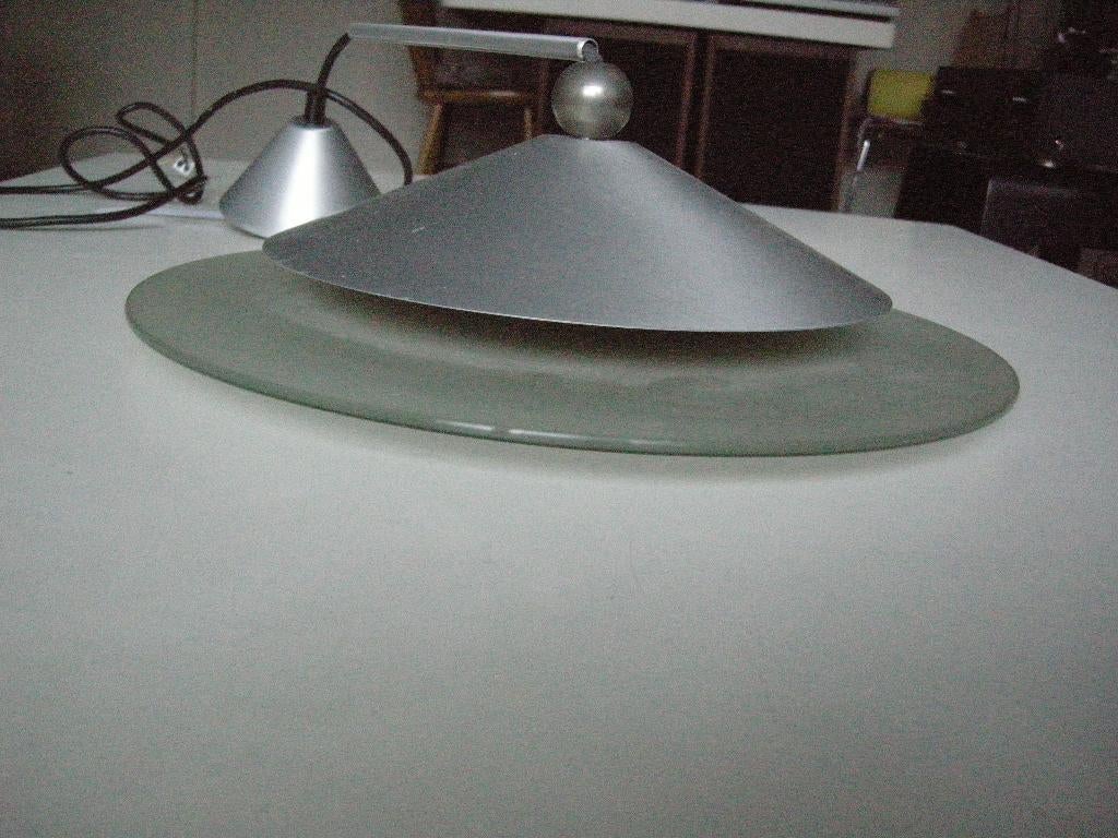 Lamp diabolo Dijkstra Memphis design '80 - zgan, Zo goed als nieuw, Glas, Minder dan 50 cm, Ophalen
