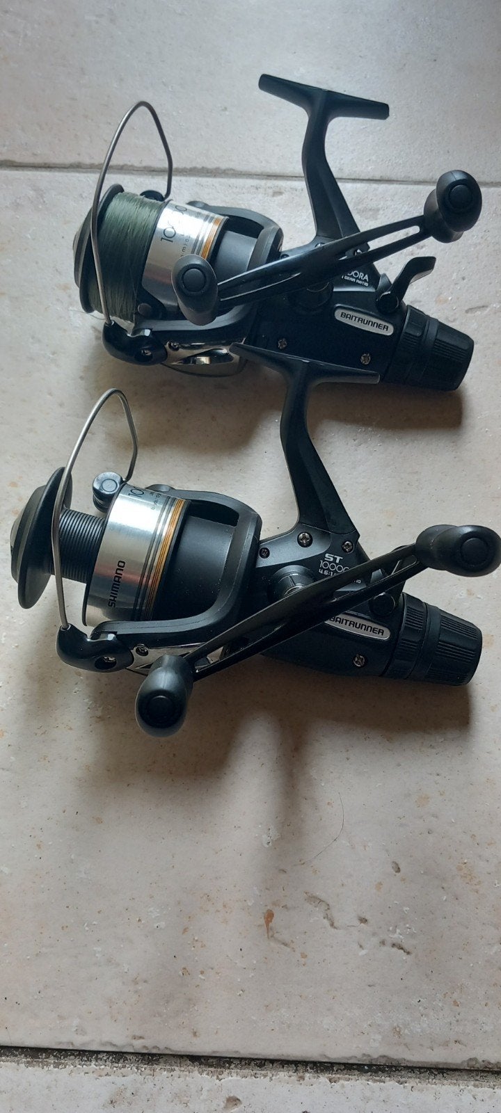 2 Shimano ST10000RA baitrunners, Ophalen of Verzenden, Zo goed als nieuw, Molen