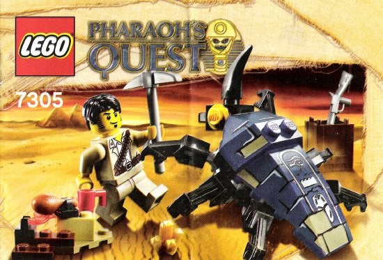 Lego | Pharaoh's Quest | Scarab-aanval | 7305, Lego, Gebruikt, Overige thema's, Lego