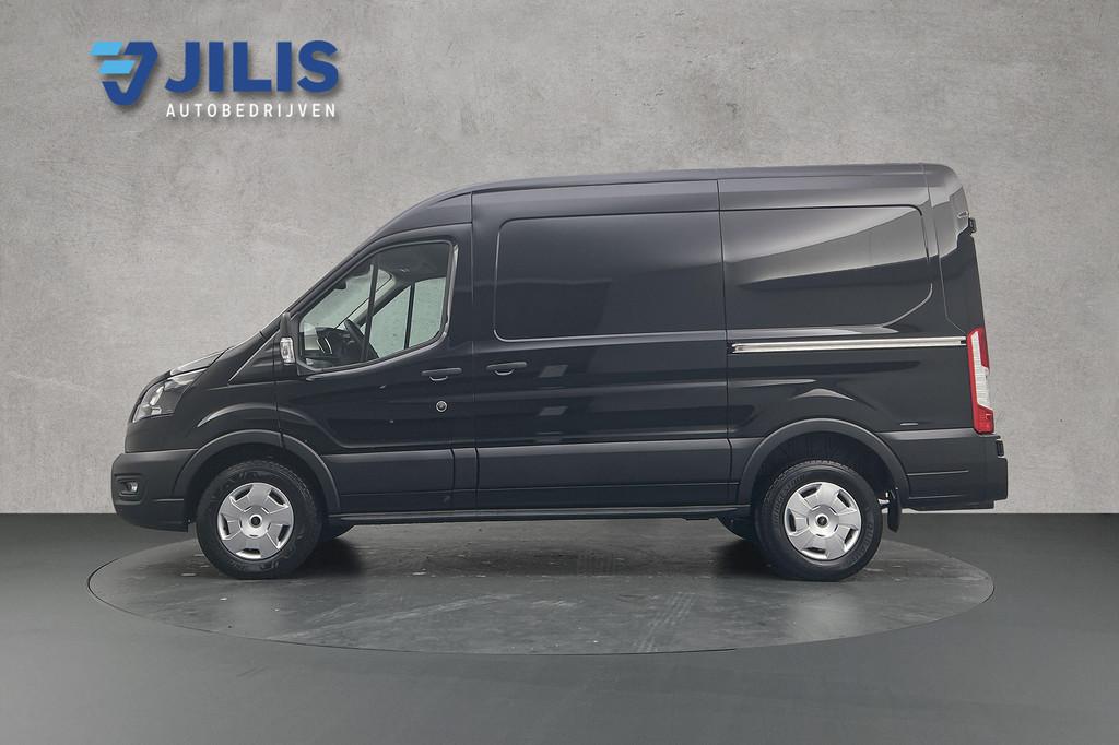 Ford Transit 350 2.0 L2H2 165 PK Automaat | Facelift | Dubbe, Stof, 4 cilinders, Zwart, Bedrijf