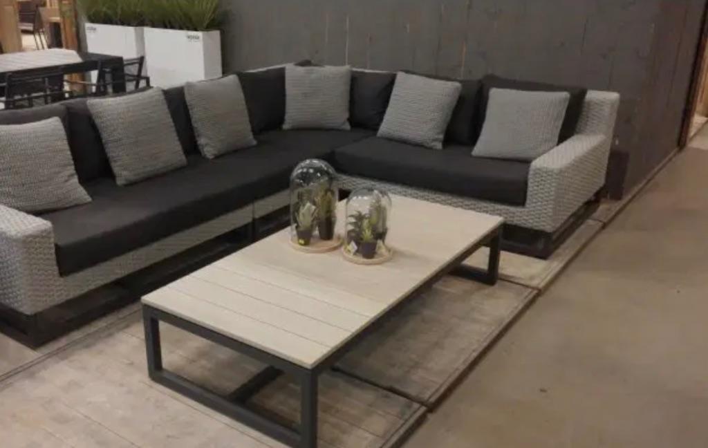 Borek Venice Coffee tuintafel, Ophalen, Zo goed als nieuw, Rechthoekig, Overige materialen