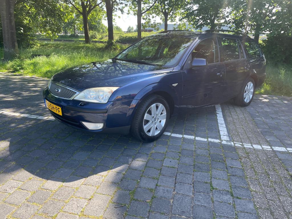Ford Mondeo 1.8 16V 92KW Wagon 2006 Blauw, Auto's, Zwart, 4 cilinders, Blauw, Origineel Nederlands