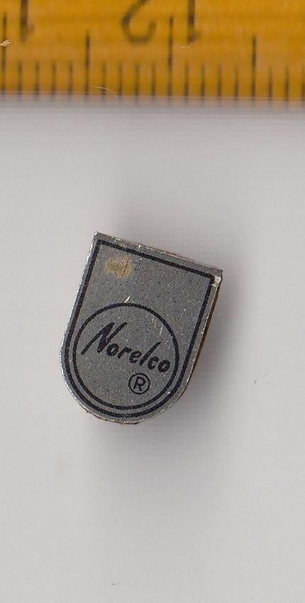 Norelco Philips USA Radio logo schildje embleem, Antiek en Kunst, Antiek | Tv's en Audio, Ophalen of Verzenden