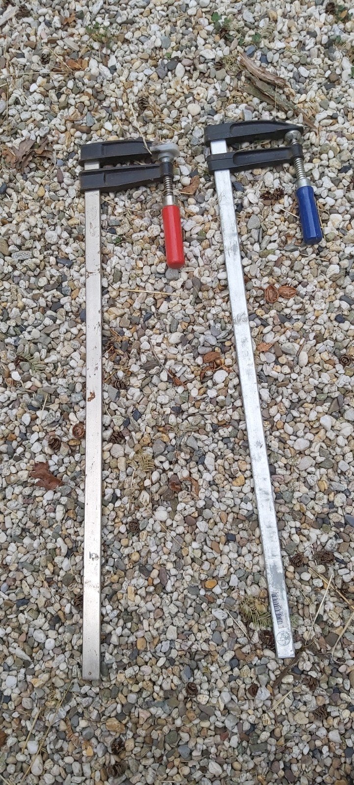 Twee gebruikte lijmklemmen, Ophalen of Verzenden, Gebruikt, Klem