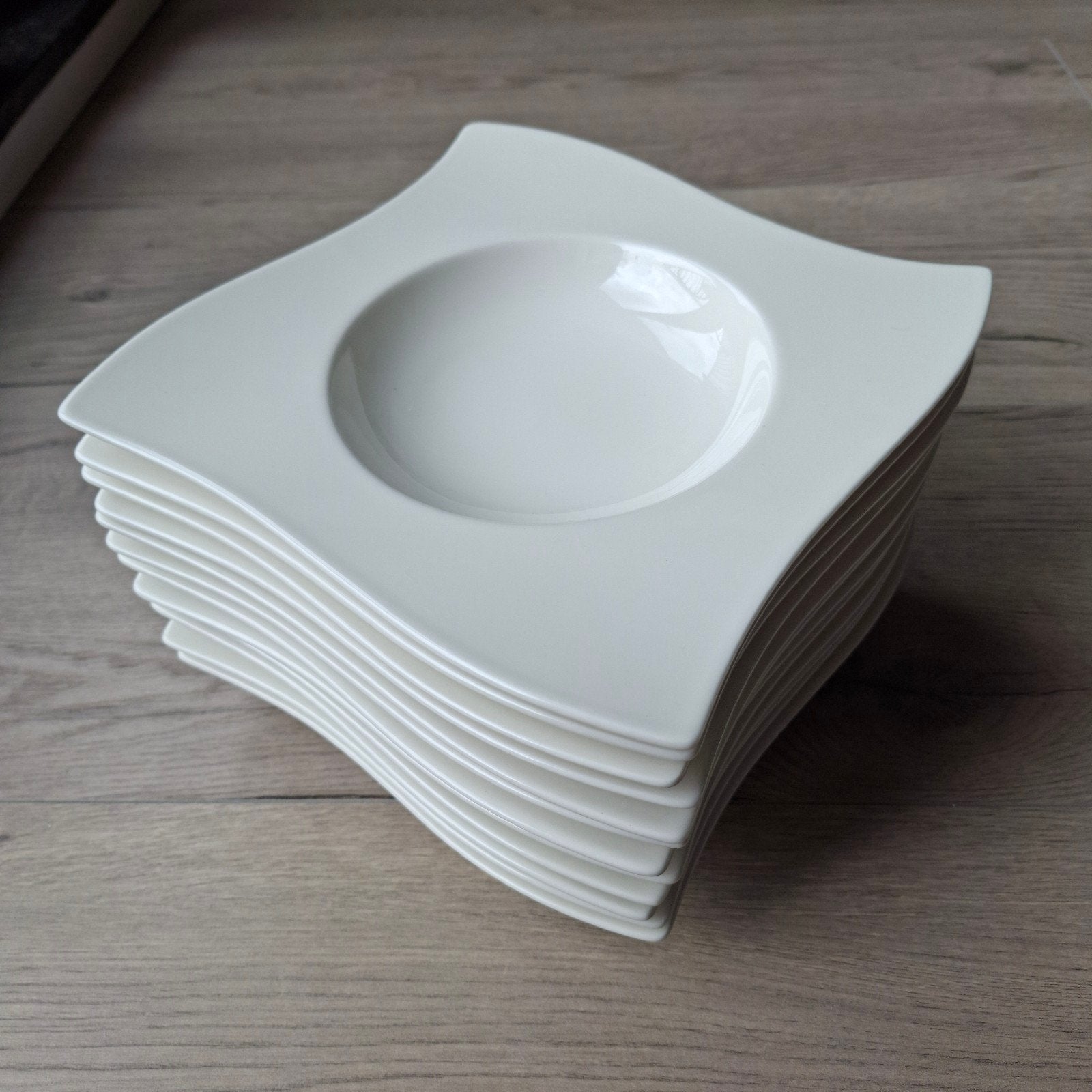 12 Villeroy & Boch New Wave soepborden - diepe borden, Huis en Inrichting, Keuken | Servies, Ophalen, Villeroy & Boch, Zo goed als nieuw