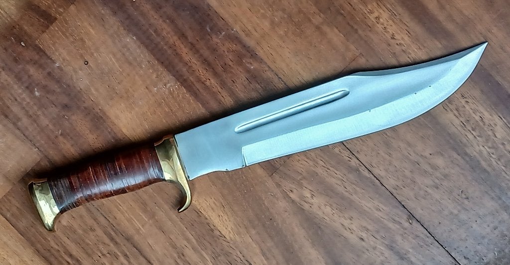 Bowie knive mes dolk geweer revolver, Ophalen of Verzenden, Landmacht, Amerika, Mes of Dolk