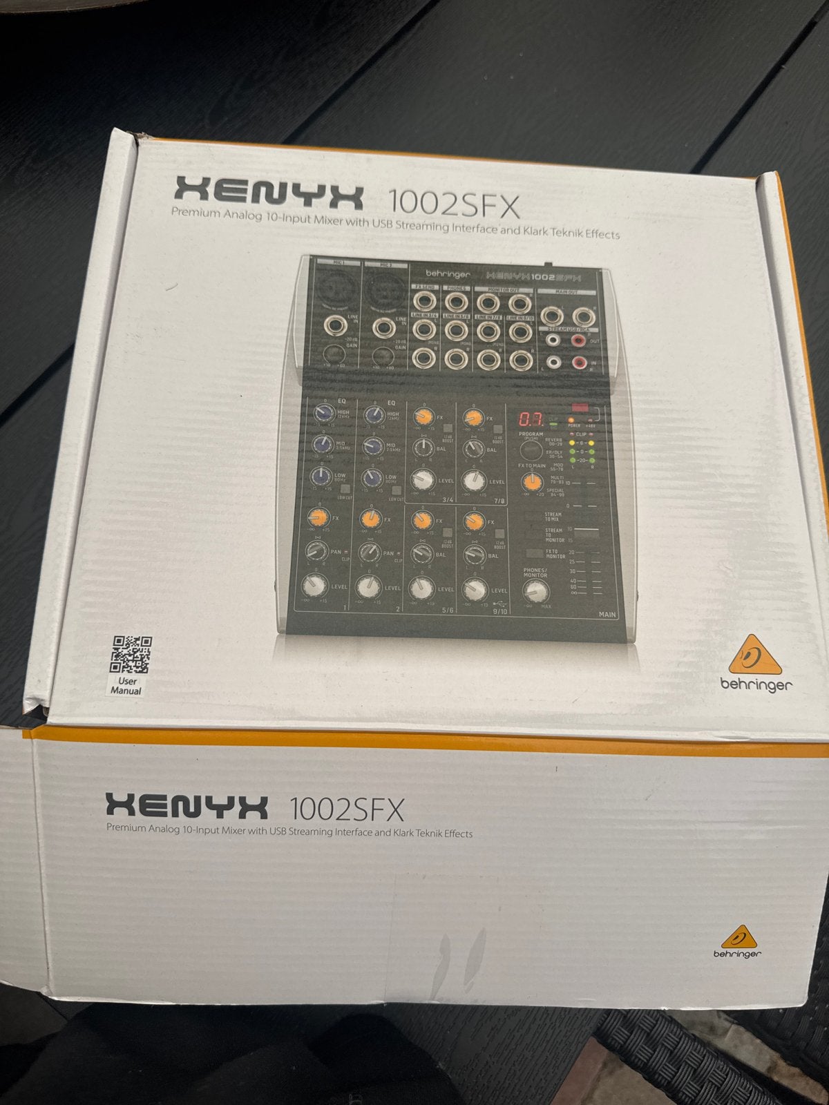 Behringer Xenyx 1002SFX, Ophalen