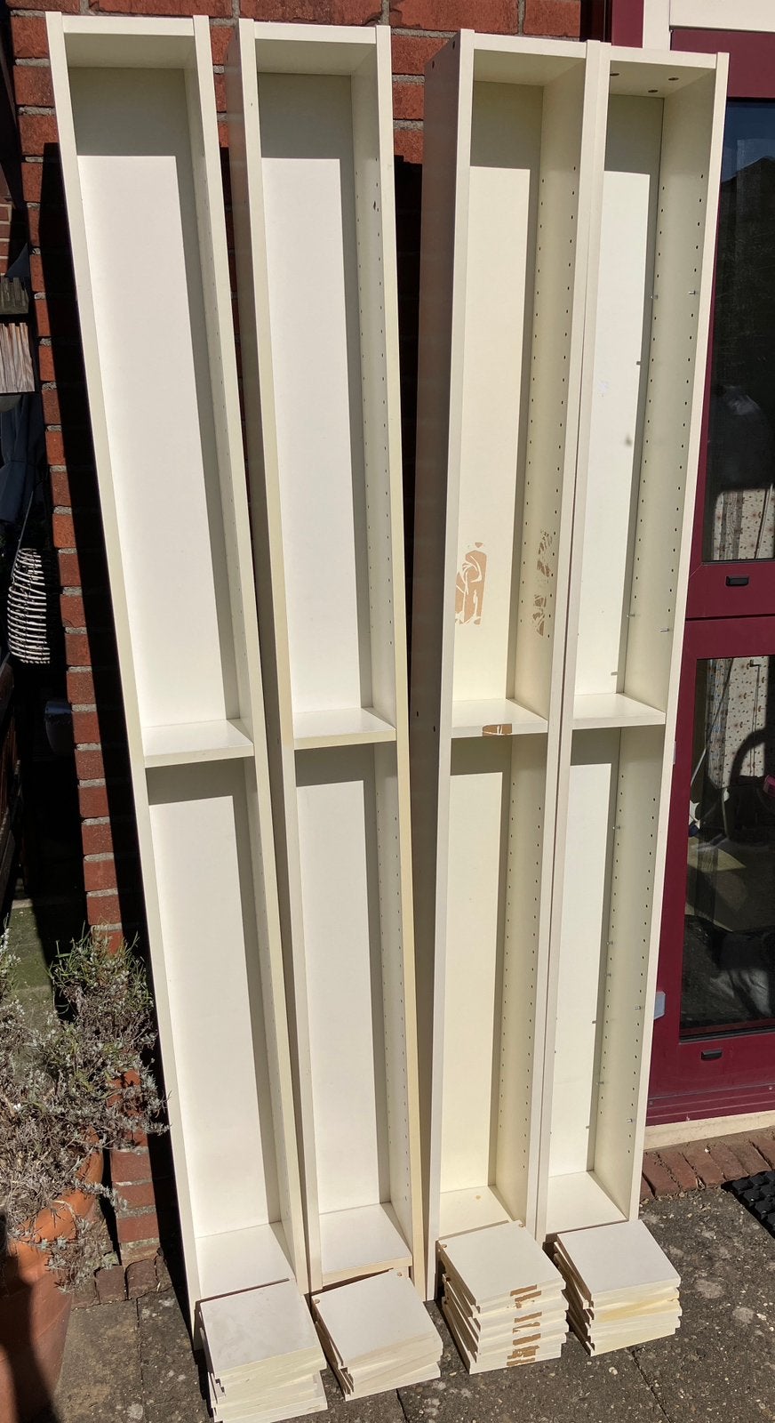 4 x IKEA Benno CD meubel wit, Huis en Inrichting, Ophalen, Zo goed als nieuw, Hout, Cd's